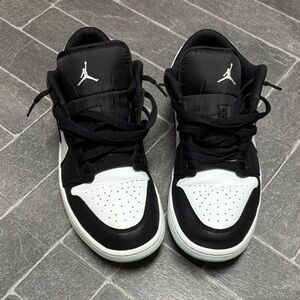 Jordan Black and White Sneakers
